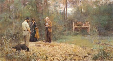 Frederick Mccubbin A Bush Burial oil painting image